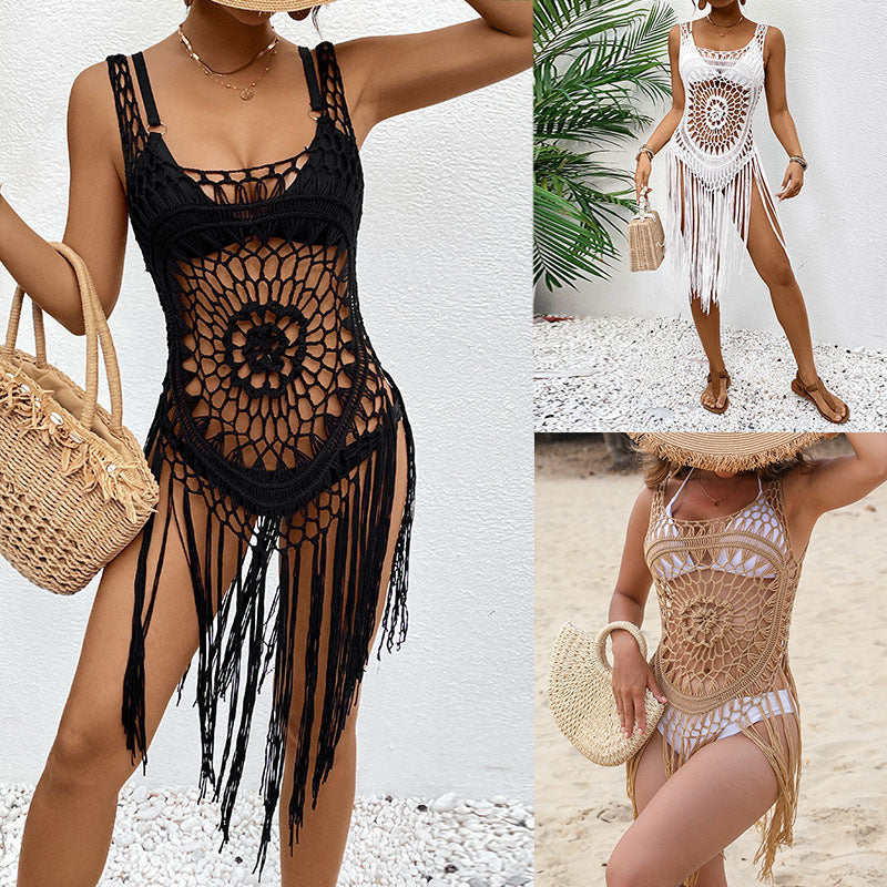 Damen Makramee Strandcover-up Echo Archiv