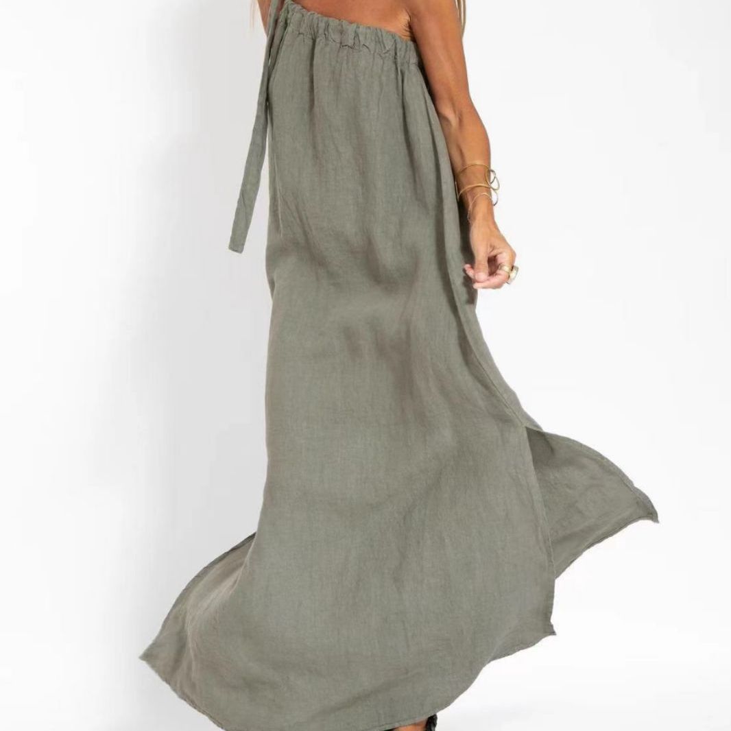 Damen Maxikleid mit asymmetrischem Träger Echo Archiv