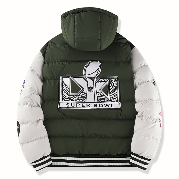 Herren Multifunktionale Steppjacke mit Kapuze und einzigartigem Design Echo Archiv