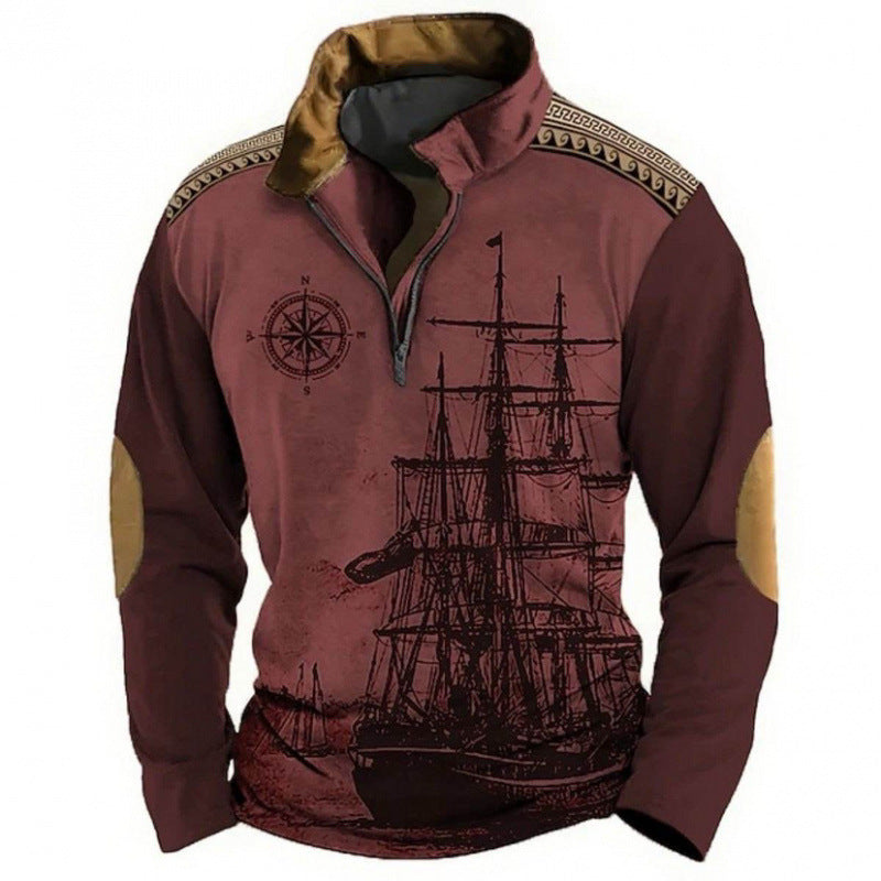 Herren attraktiver Freizeitpullover Echoarchiv