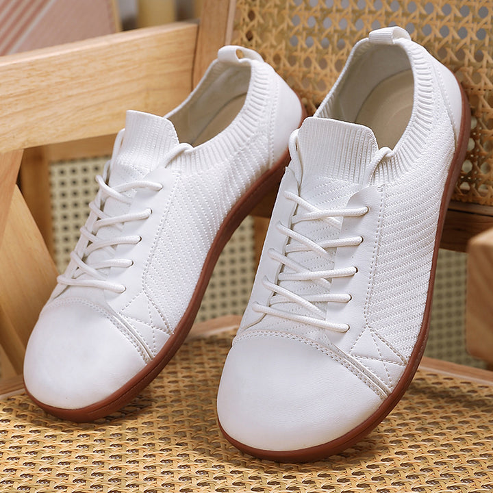 Damen nan gestrickte Schlupfsneaker mit elastischem Schaft und gepolsterter Komfortsohle Echo Archiv
