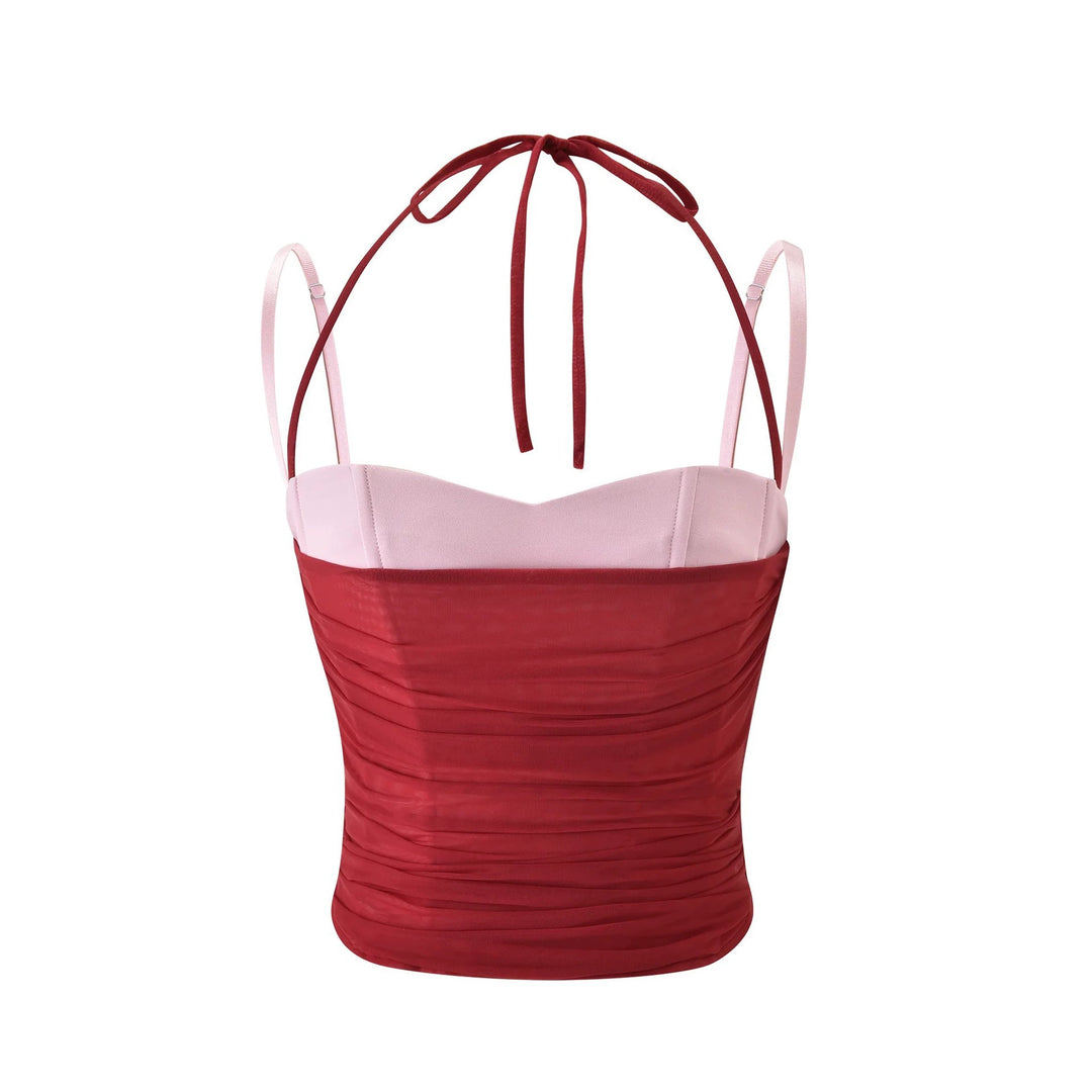 Damen Sexy Crop-Top und Midirock Set Echo Archiv