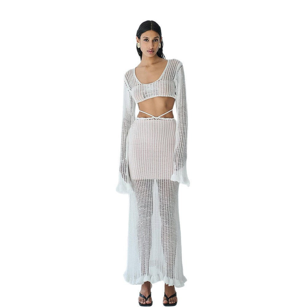 Damen elegantes und durchscheinendes Strandset Echo Archiv