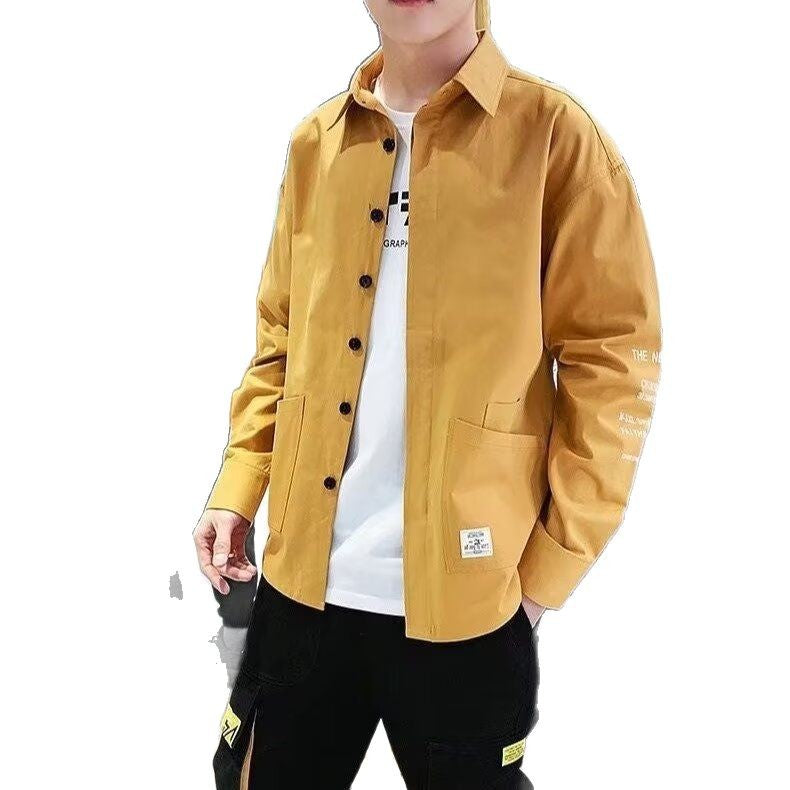 Herren lässige Utility-Jacke mit praktischen Taschen und stylischem Schnitt Echoarchiv