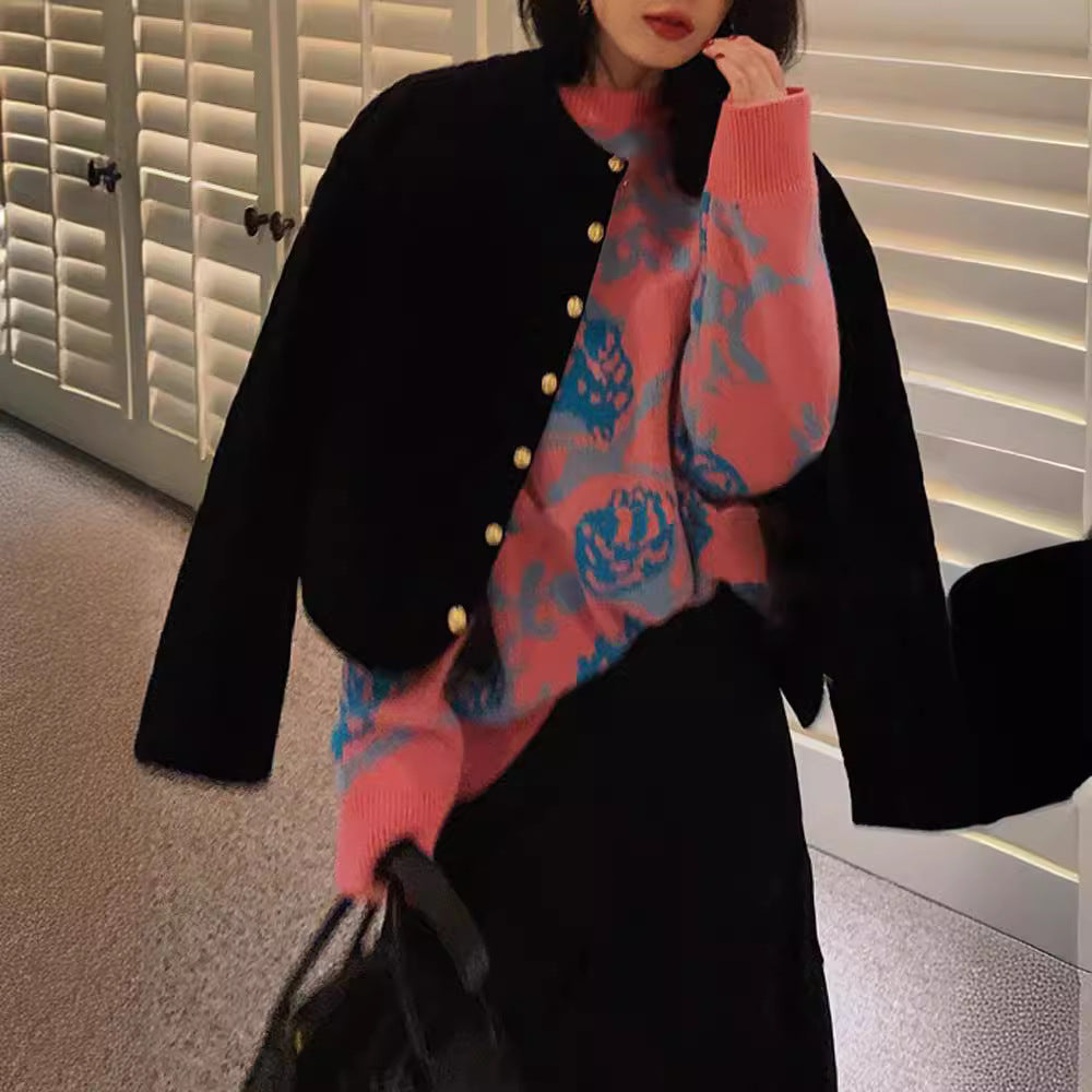 Damen Gemusterte Steppjacke Echoarchiv