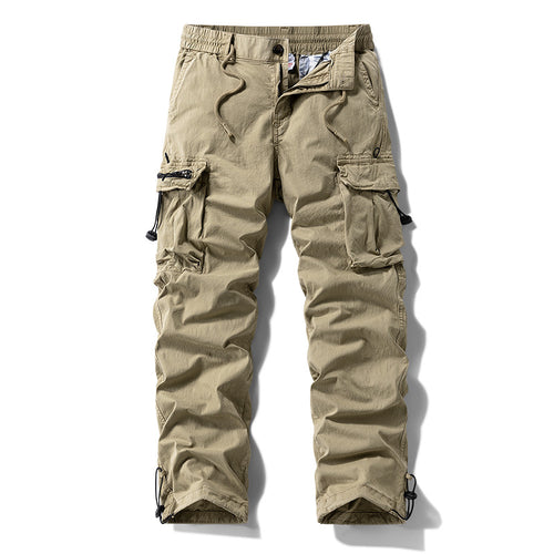 Herren Robuste Cargo‑Hose im Tactical‑Utility‑Stil mit elastischem Bund und Multifachtaschen Echo Archiv