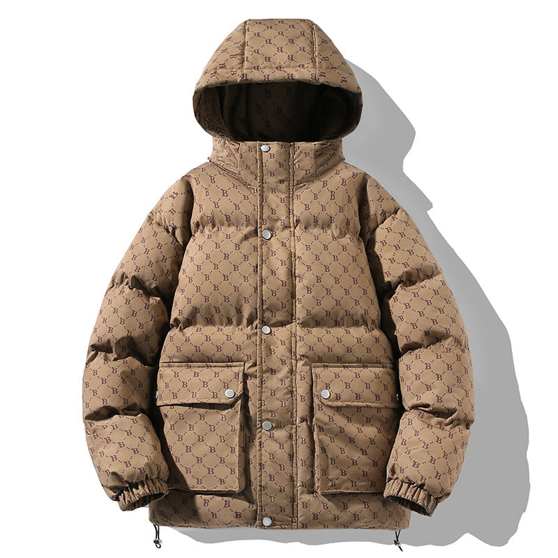 Herren Wattierter Kapuzenparka mit Thermofüllung wasserabweisender Oberfläche & Multifunktionstaschen Echo Archiv