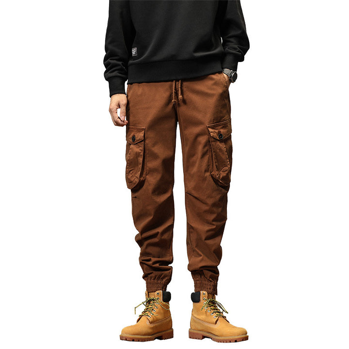 Herren Cargo-Jogginghose im Utility‑Stil mit Tunnelzug, großen Klappentaschen und elastischen Bündchen Echo Archiv