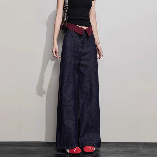 Damen Weit geschnittene Jeanshose Echoarchiv 1789268673