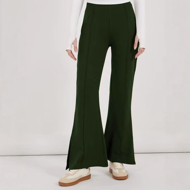 Damen Elegante und weit geschnittene Flared-Hose Echo Archiv