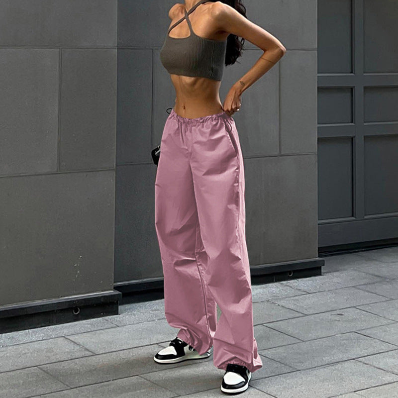 Damen bequeme lässige Hosen mit elastischem Bund Echo Archiv
