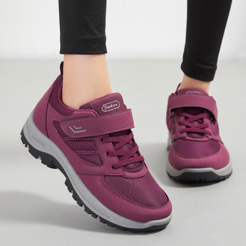 Herren nan robuste Outdoor-Sneaker mit Klettverschluss, atmungsaktivem Strickoberteil und profilierter rutschfester Sohle Echo Archiv