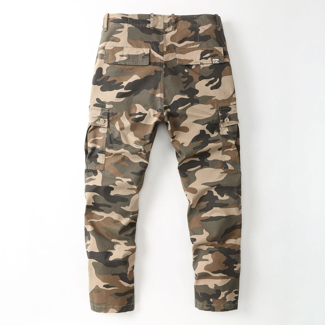 Herren Cargohose mit Tarnmuster und mehreren Utility-Taschen Echoarchiv