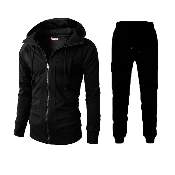 Herren Sportlicher Hoodie und Jogginghose Set mit hochwertigem Material und Funktionalität Echoarchiv