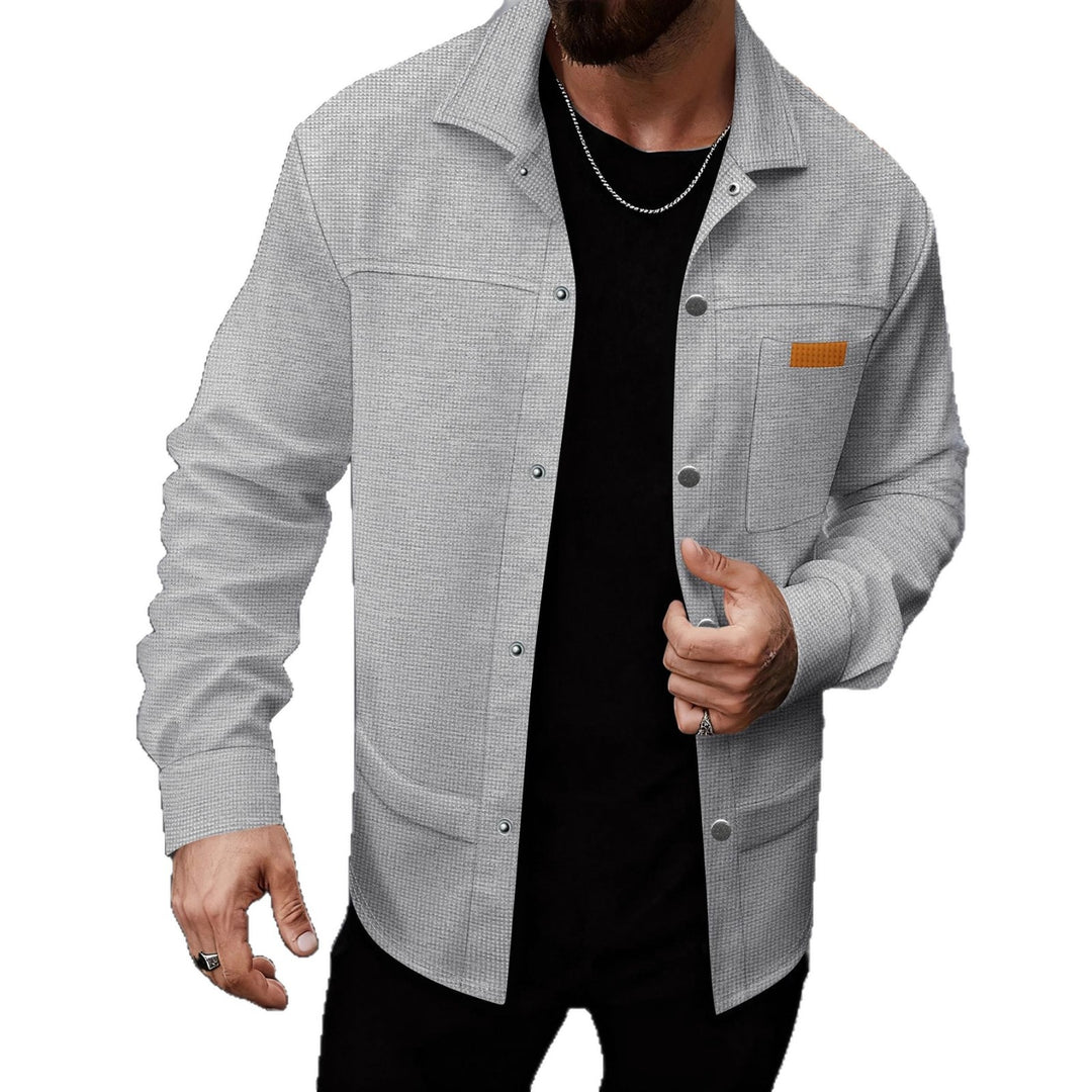 Herren modische Freizeitjacke mit strukturiertem Design Echoarchiv