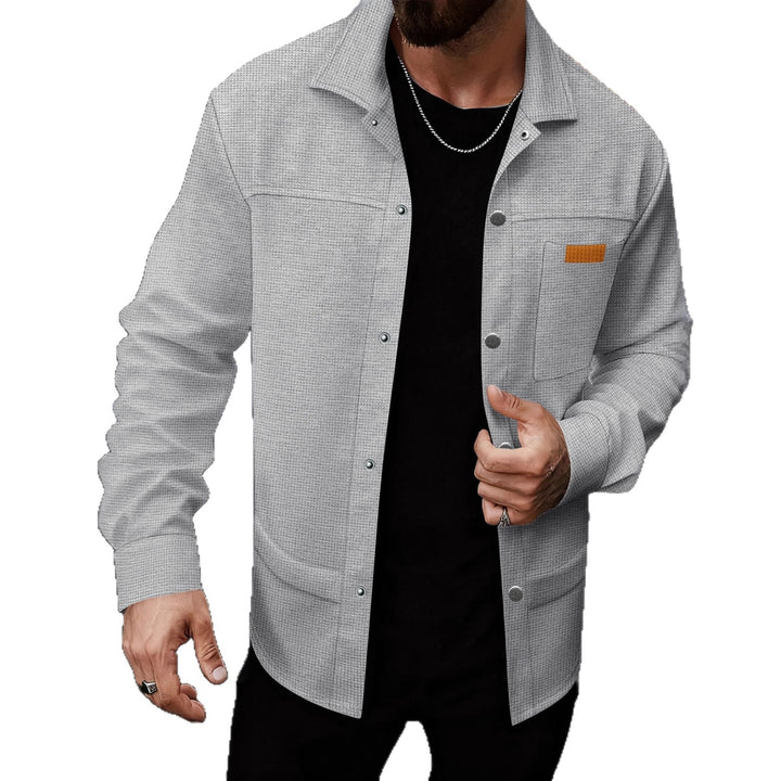 Herren modische Freizeitjacke mit strukturiertem Design Echoarchiv