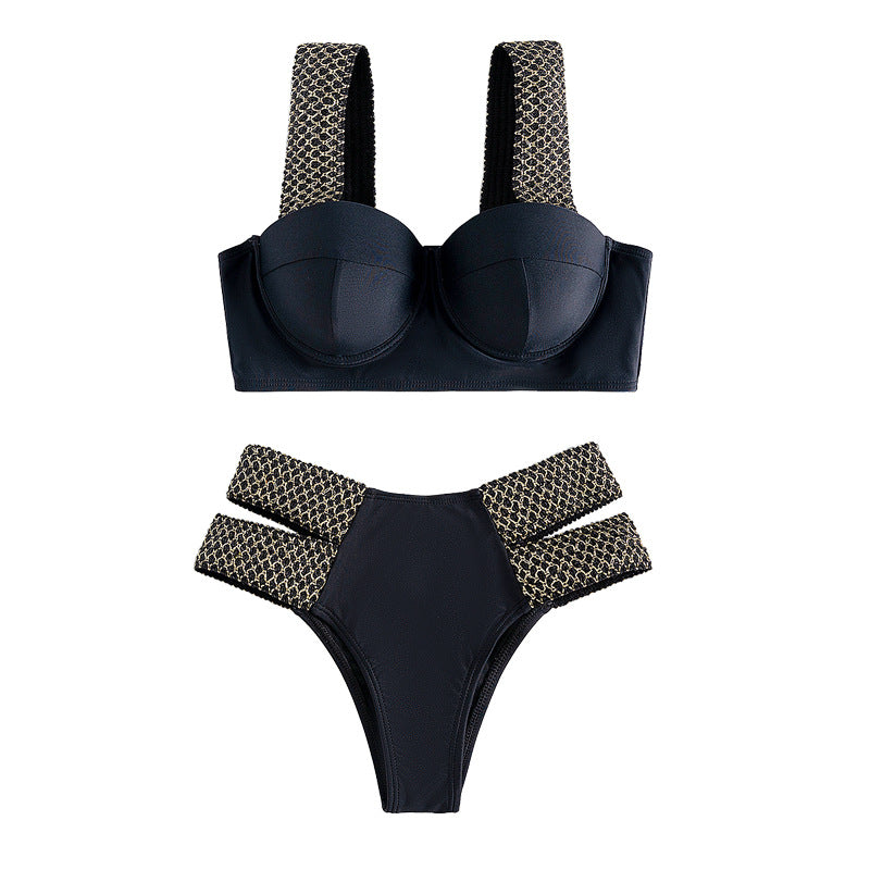 Damen Balconette-Bikini mit modischen Details Echo Archiv