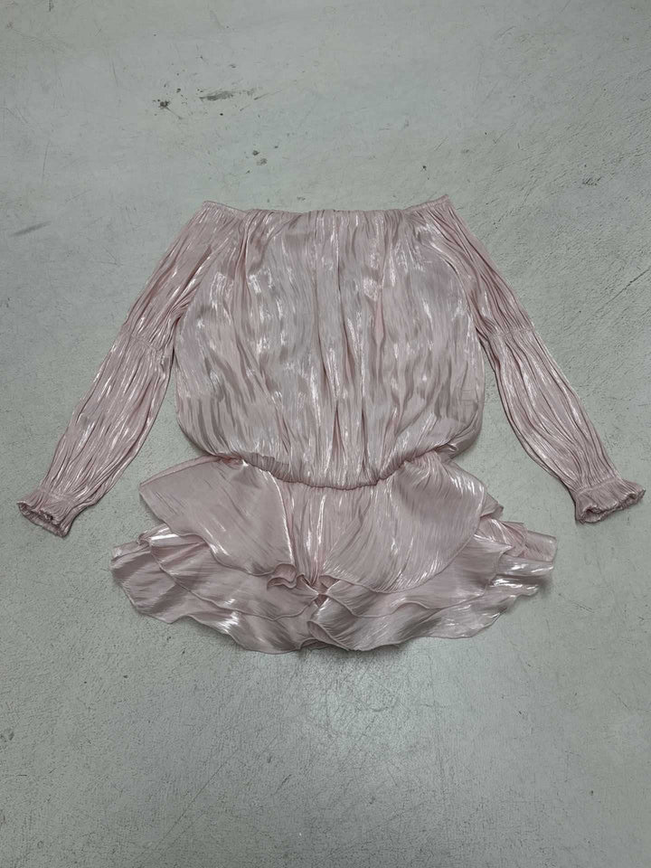 Damen luftiges Off-Shoulder Kleid mit Rüschenschnitt Echo Archiv