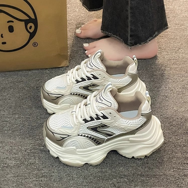 Damen Trendige Chunky Sneakers mit atmungsaktivem Mesh und starker Dämpfung Echo Archiv