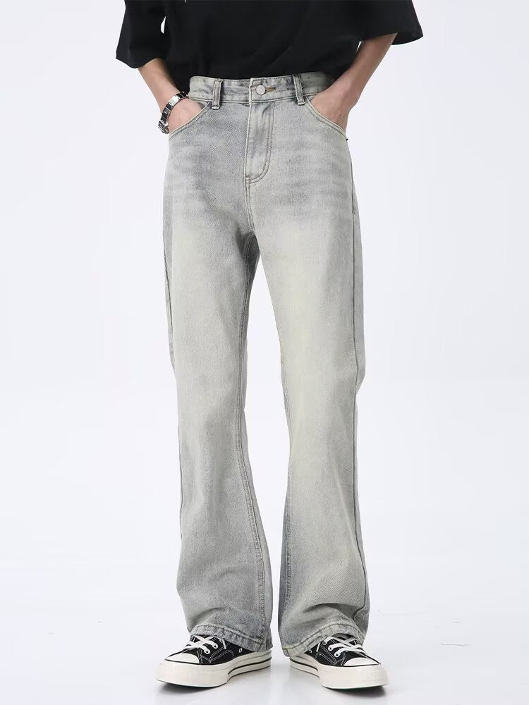 Herren Lässige Hochtaillierte Jeans Echoarchiv