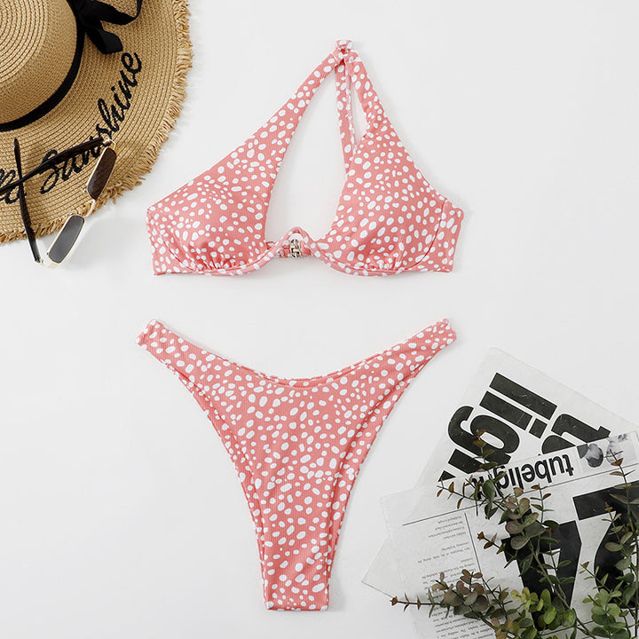 Damen Triangel-Bikini mit verspieltem Blumendesign Echo Archiv