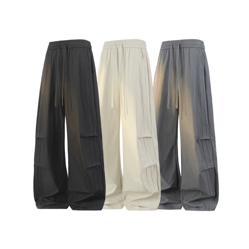Damen Weite Lagen-Loungehose mit Cargo-Details & elastischem Tunnelzug Echoarchiv