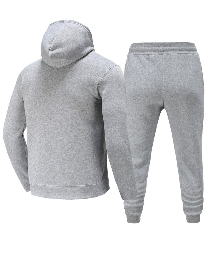 Herren Hoodie und Jogginghose Set mit auffälligem Schriftzug Echoarchiv