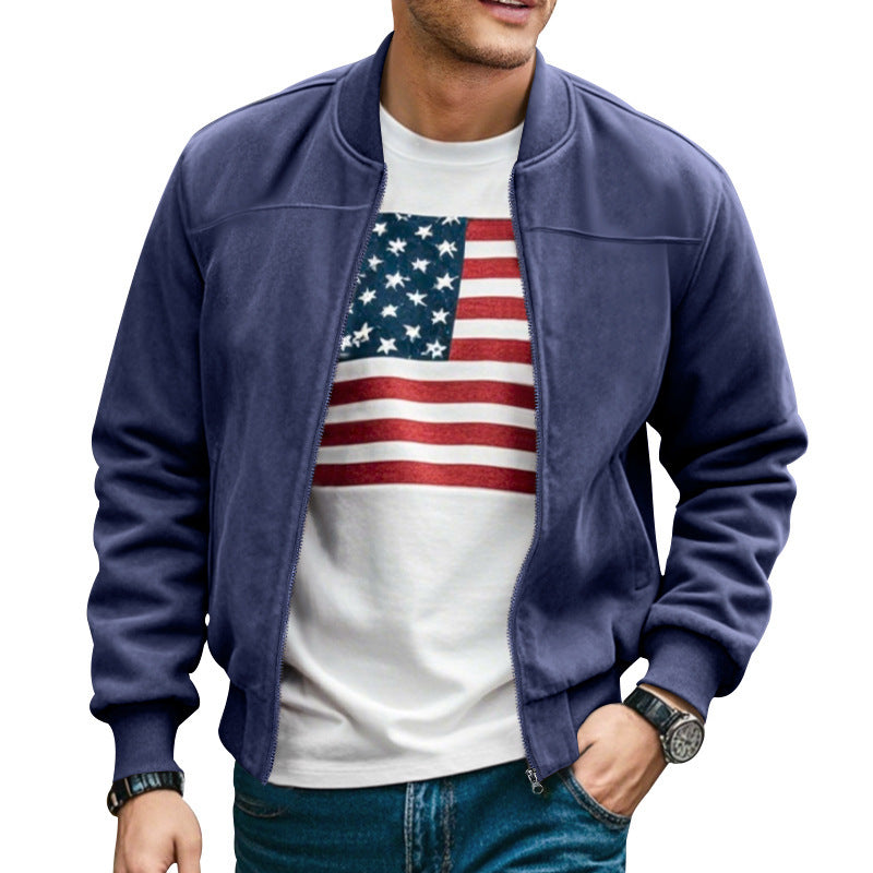 Herren stylische Bomberjacke mit praktischen Taschen und weichem Innenfutter Echoarchiv