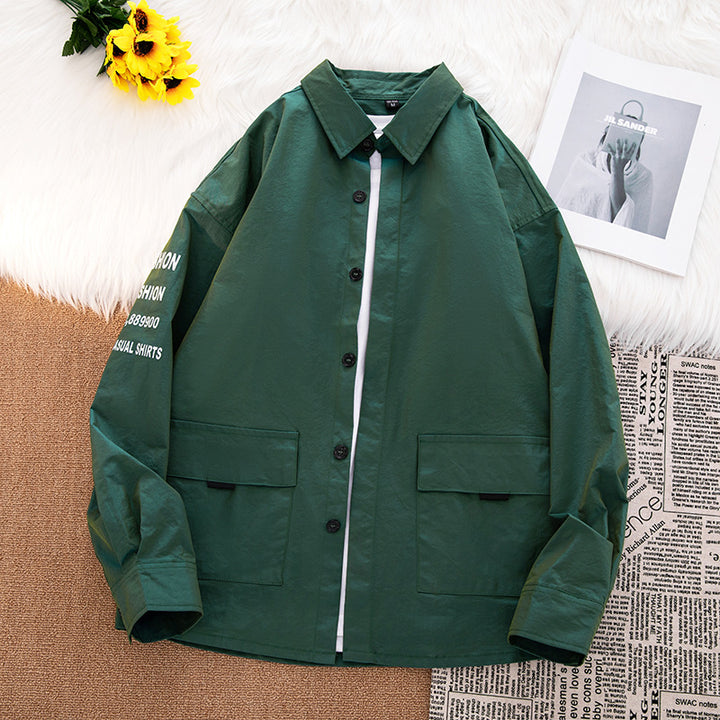 Herren modische Utility-Jacke mit praktischen Taschen Echoarchiv