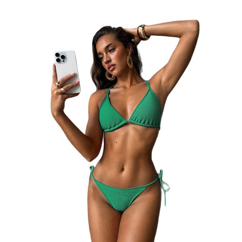 Damen Triangel-Bikini mit bequemer Passform und einzigartiger Struktur Echo Archiv