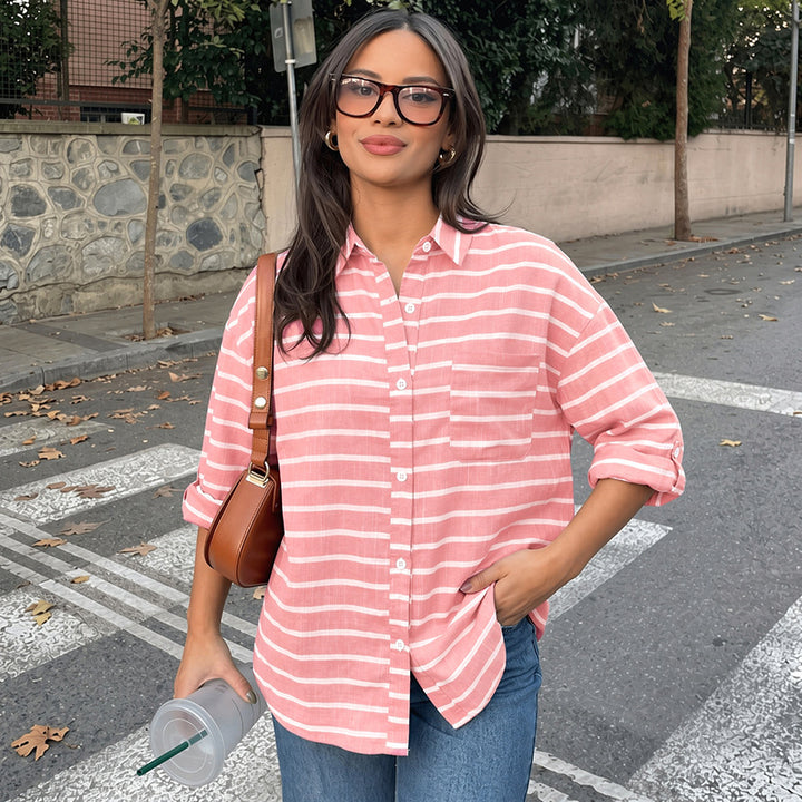 Damen Stylische Streifenbluse Echo Archiv