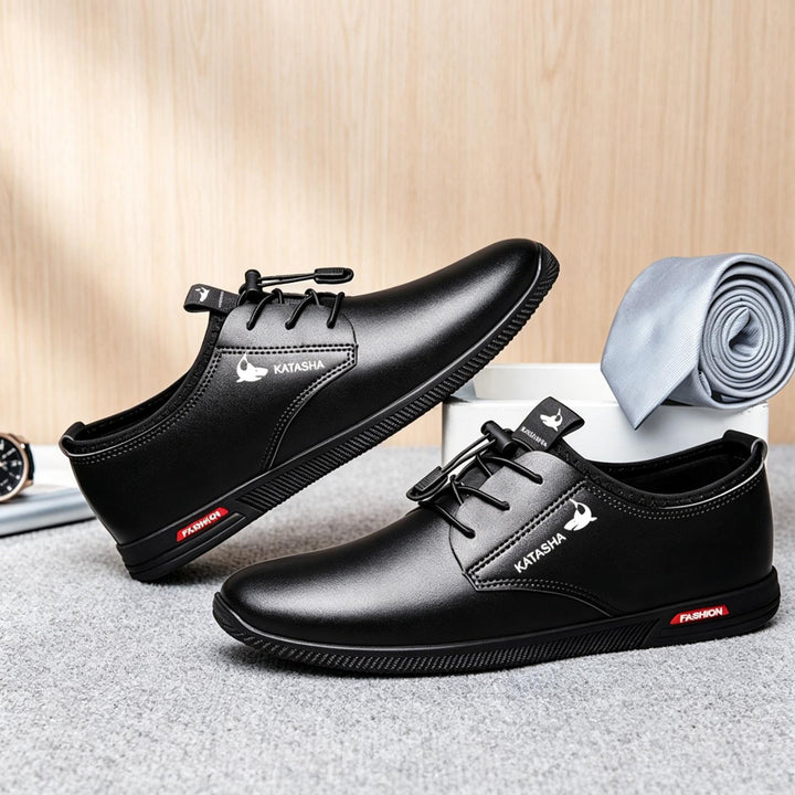 Herren Elegante und stilvolle Leder-Sneaker Echoarchiv