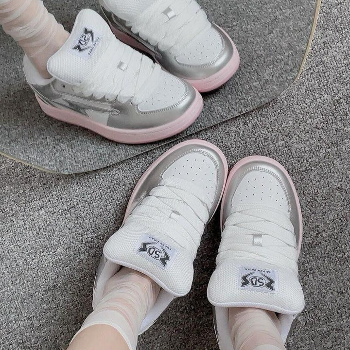 Damen Sportliche Sneakers mit atmungsaktivem Obermaterial und gepolsterter Sohle Echo Archiv