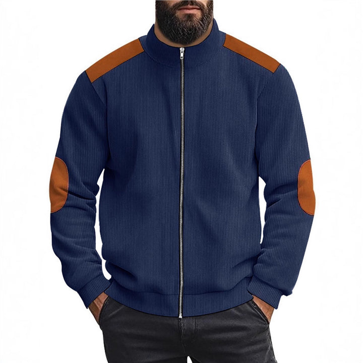 Herren Sportliche Zip-Jacke mit Taschen Echoarchiv