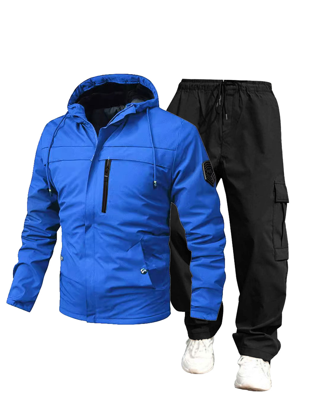 Herren Wetterfeste Outdoor-Jacke und Cargo-Hose Echo Archiv