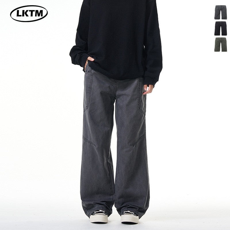 Damen Weit geschnittene Workwear-Hose im Baggy‑Stil mit großen aufgesetzten Fronttaschen Echo Archiv