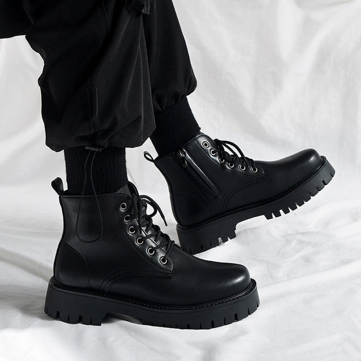 Herren Robuste Schnürstiefel mit rutschfester Sohle und strapazierfähigem Obermaterial Echoarchiv