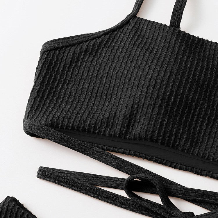 Damen Bikini-Set mit verstellbaren Trägern und modischem Wickeldetail Echo Archiv