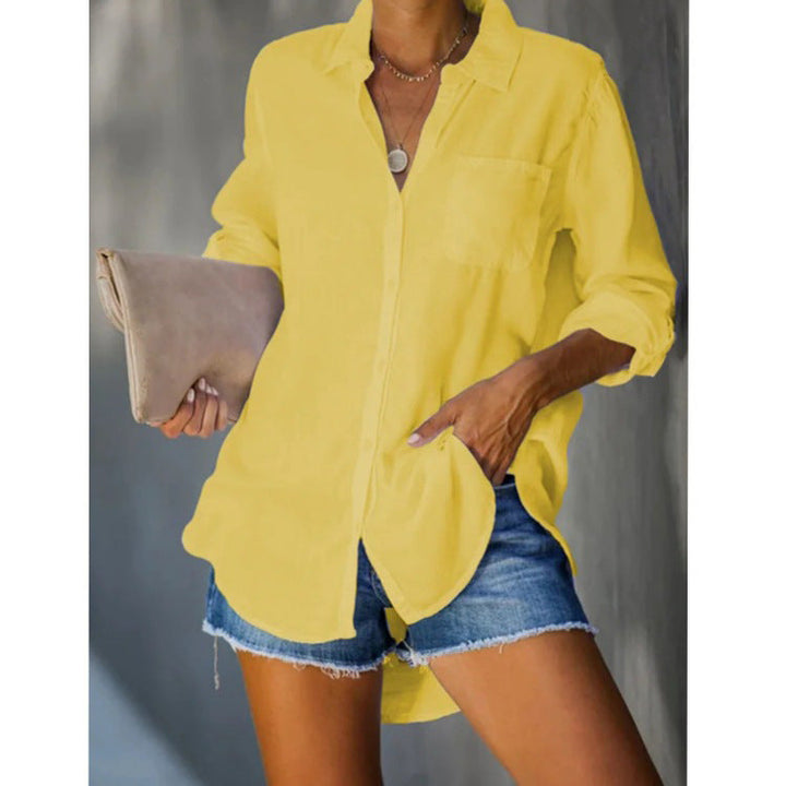 Damen lässige Bluse aus leichtem Stoff Echoarchiv