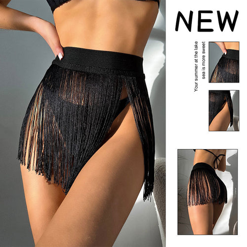 Damen Rüschen-Badeoberteil mit transparentem Design Echo Archiv