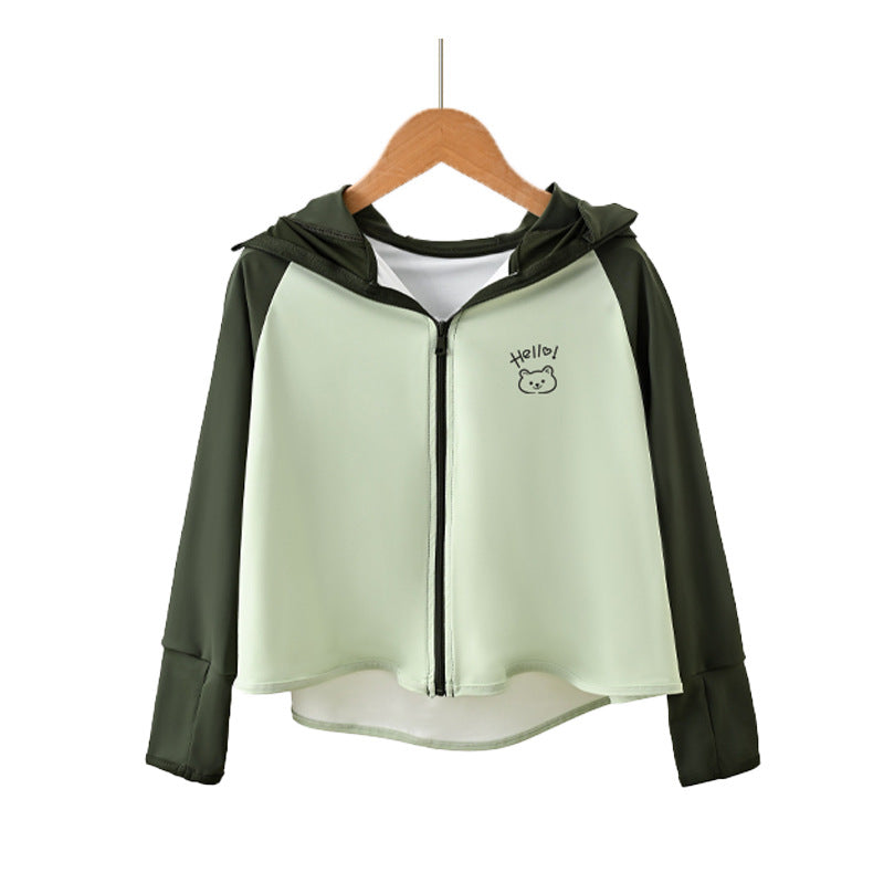 Damen Leichte Kapuzenjacke mit tierischem Aufdruck Echo Archiv