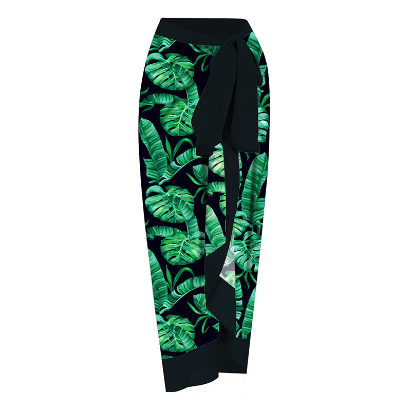 Damen Badeanzug mit floralem Design und passendem Strandrock Echo Archiv