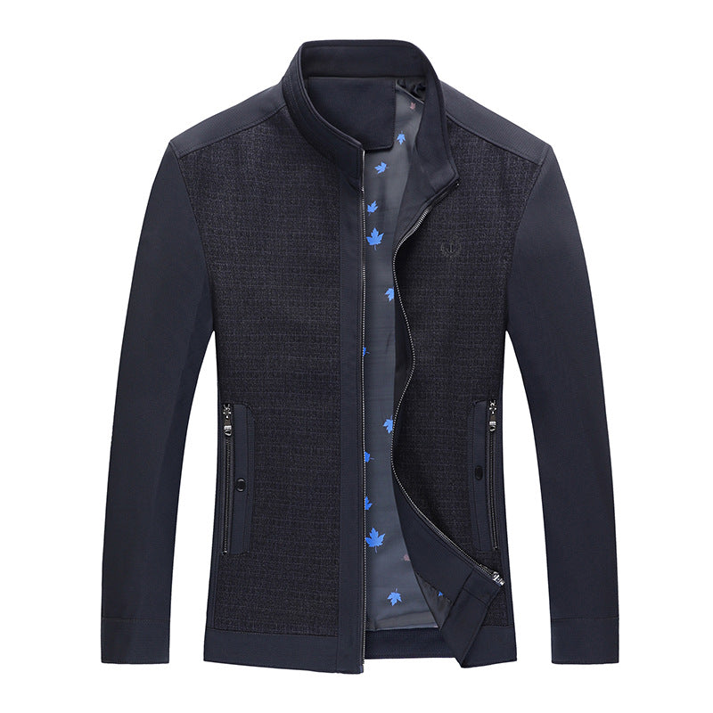Herren elegante Freizeitjacke mit strukturiertem Design Echoarchiv