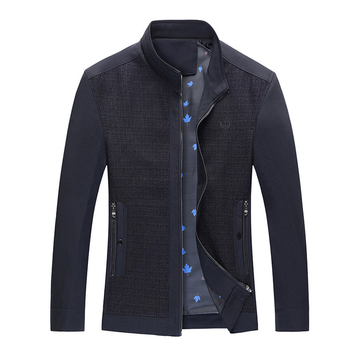 Herren elegante Freizeitjacke mit strukturiertem Design Echoarchiv