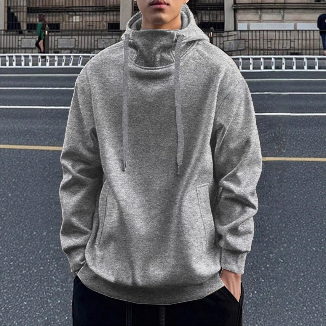 Herren Bequemer Kapuzenpullover – Cavarno