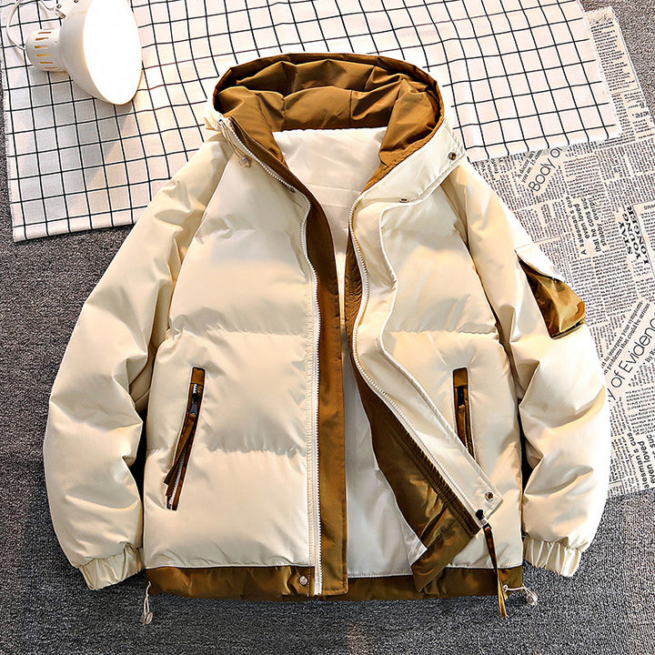 Herren  isolierte kapuzenpilotenjacke für kaltes Wetter mit Kordelzugsaum, elastischen Bündchen und schrägen Reißverschlusstaschen Echo Archiv