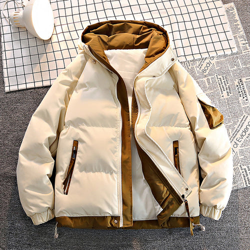 Herren  isolierte kapuzenpilotenjacke für kaltes Wetter mit Kordelzugsaum, elastischen Bündchen und schrägen Reißverschlusstaschen Echo Archiv