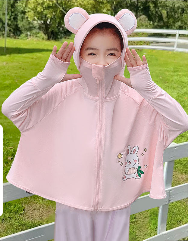 Mädchen praktische Kapuzenjacke mit tierisch verspieltem Design Echo Archiv
