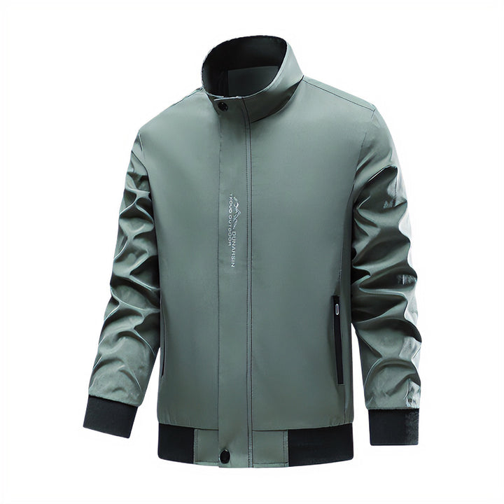 Herren Sportliche Übergangsjacke mit hochschließendem Kragen und seitlichen Reißverschlusstaschen Echo Archiv