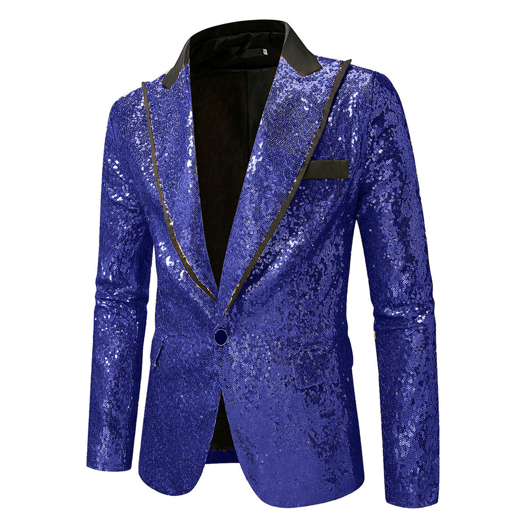 Herren Pailletten Blazer im eleganten Schnitt Echoarchiv